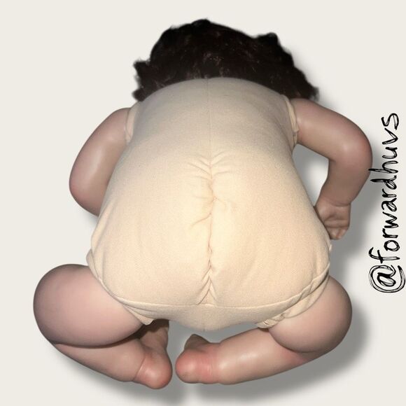 21” Realistic Reborn-Style Baby Doll – Cloth Body & Vinyl Limbs – Plugged Hair - Picture 4 of 12